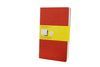 RED 3 SQUARED CAHIER JOURNALS L ROJO CUADRICULADO BLANDA 3 CUADER