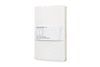 WHITE 2 PLAIN VOLANT NOTEBOOKS L BLANCO LISO BLAND