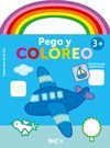 ARCO IRIS - PEGO Y COLOREO +3 AVIÓN