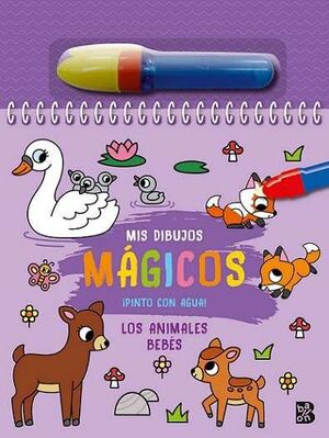 PINTO CON AGUA-LOS ANIMALES BEBÉS