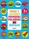 VEHICULOS (PEGO Y COLOREO PRIMERAS PALABRAS)