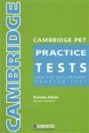 CAMBRIDGE PET PRACTICE TESTS STUDENT'S +CD+ KEY