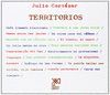 TERRITORIOS / JULIO CORTÁZAR.