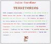 TERRITORIOS / JULIO CORTÁZAR.