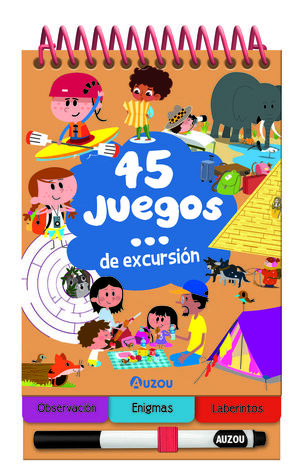 45 JUEGOS DE EXCURSION. AUZOU.