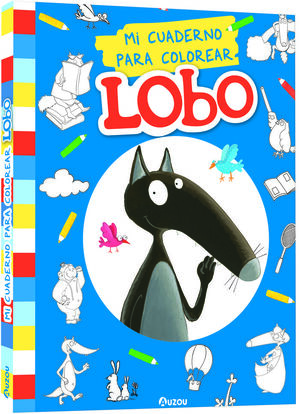 MI CUADERNO PARA COLOREAR LOBO