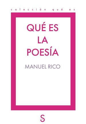 QUÈ ES LA POESÍA