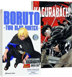 PACK ESPECIAL: BORUTO, TWO BLUE VORTEX Nº 04 + KAGURABACHI Nº 01