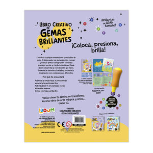 LIBRO CREATIVO GEMAS BRILLANTES