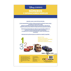 DISNEY - NUMEROS Y OPERACIONES SIMPLES - CARS - 5-6 AÑOS